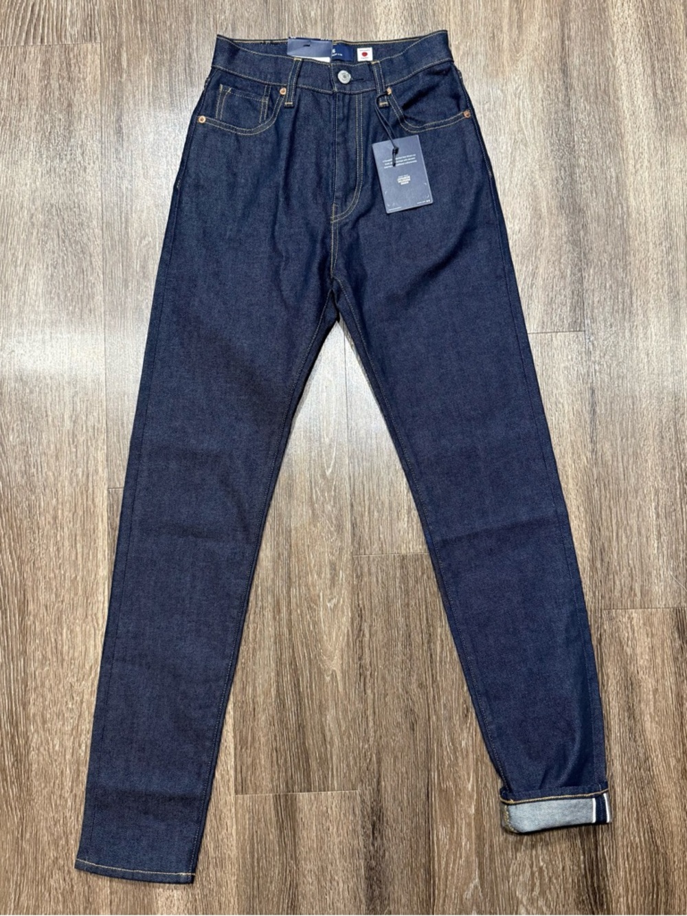 Levi's Japanese Selvedge Denim Women’s High Rise Slim Jeans Multi Size NWT $248 - Picture 5 of 9